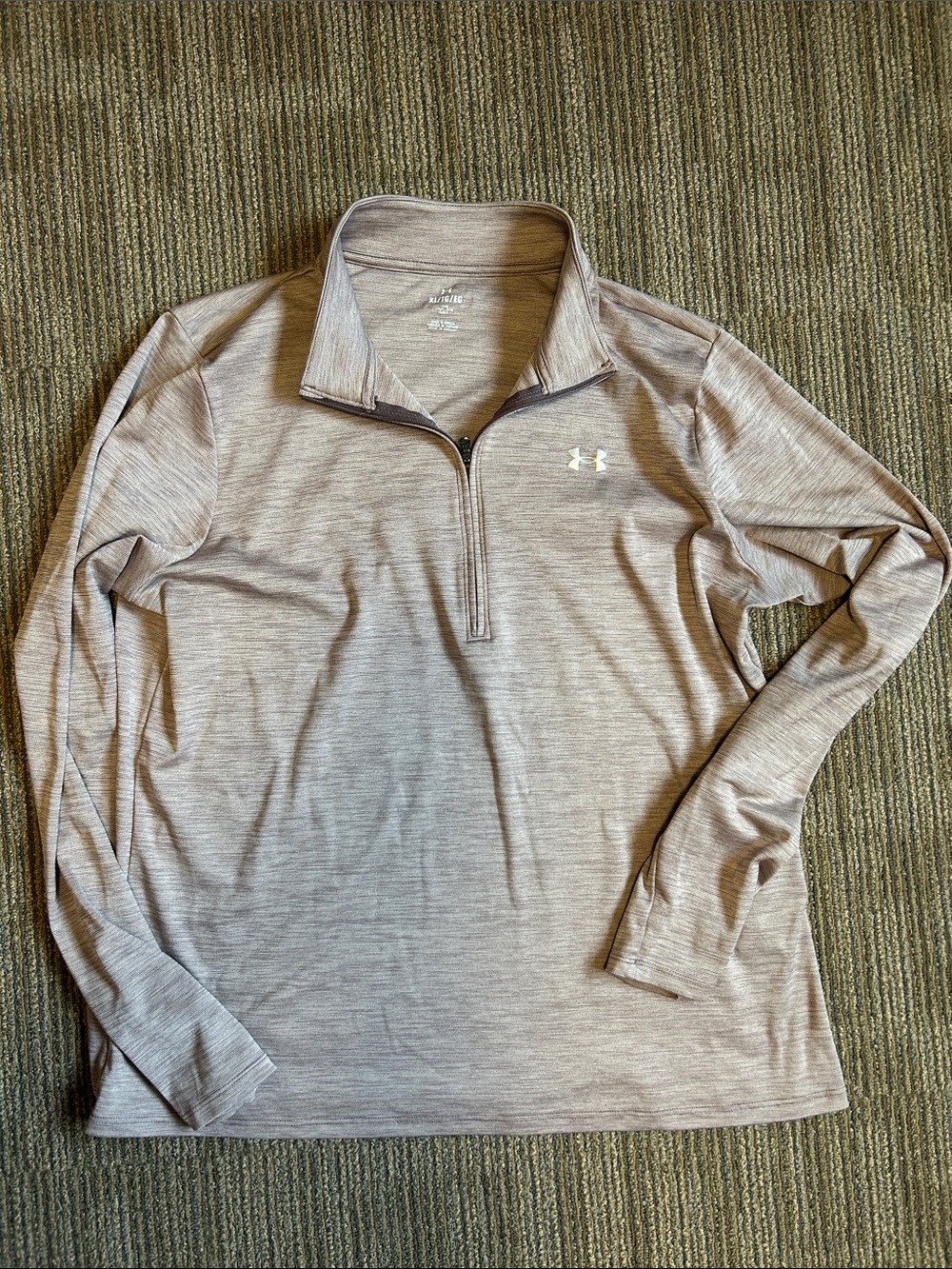 Under Armour Light Heather Purple Quarter-Zip Pullover - Picture 1 of 1